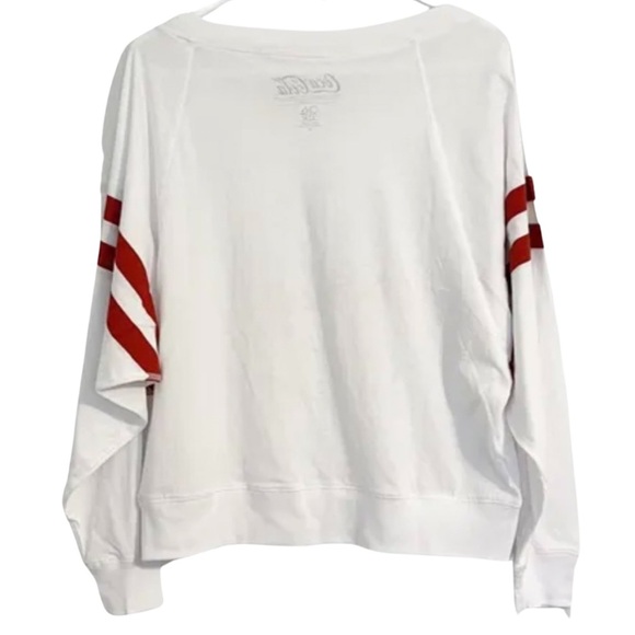 NWT-Chaser Coca Cola Classic Star Long Sleeve Sweatshirt - Picture 5 of 6
